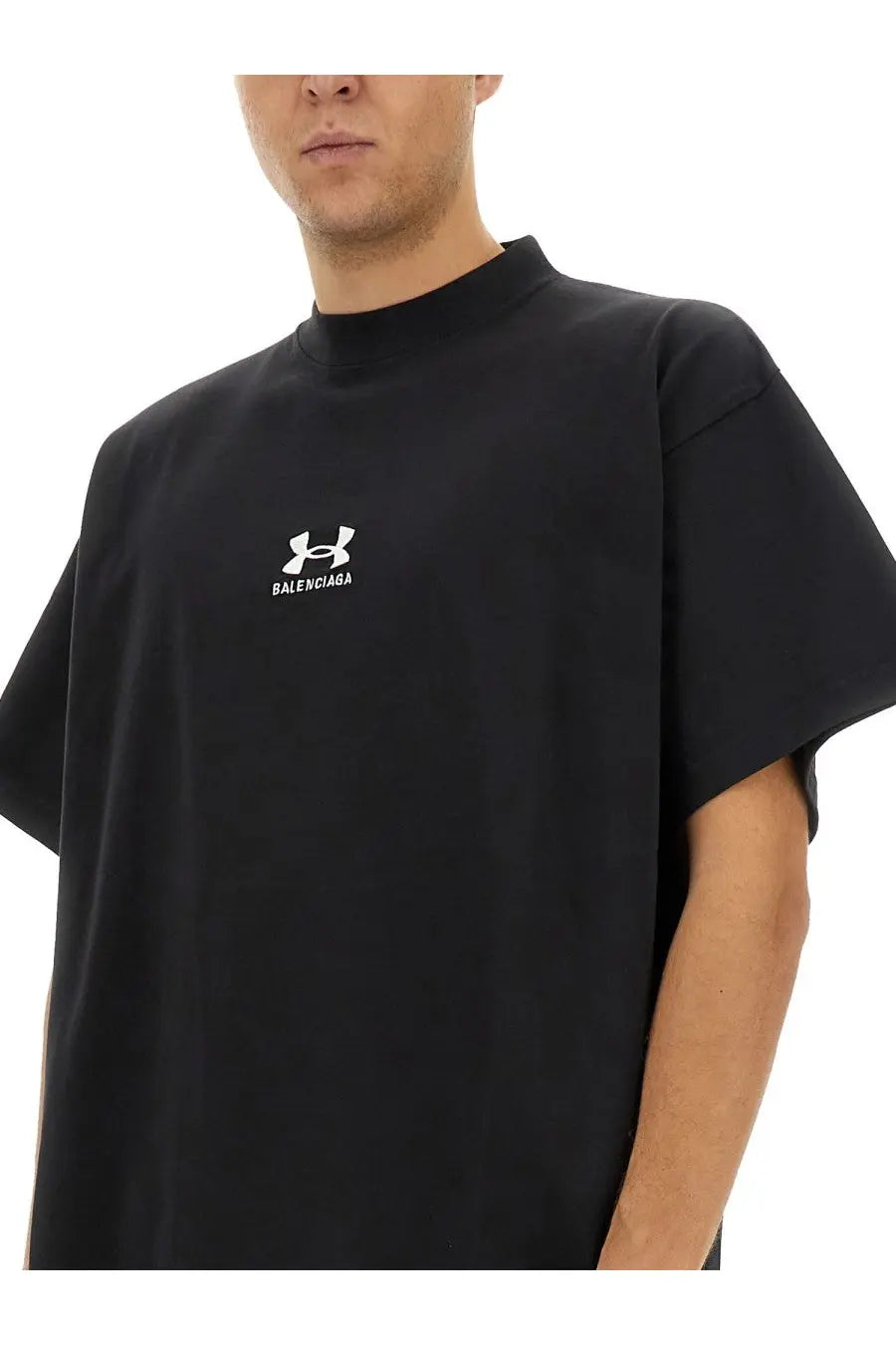 Balenciaga Unisex Oversize Shirt Black, view 4
