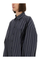 Balenciaga Unisex Oversize Shirt Blue, view 4