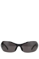 Balenciaga Women's Afterhour Oval Sunglasses Black