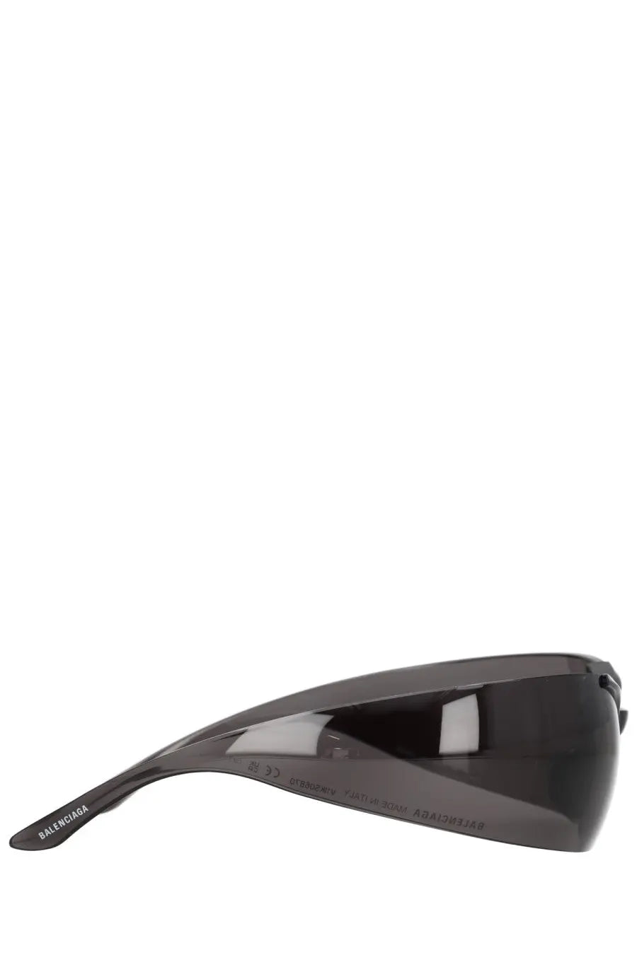 Balenciaga women’s afterhour oval sunglasses black with sleek modern design and glossy finish
