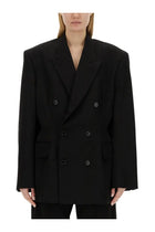 Balenciaga Women's Cinched Jacket Black