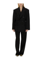 Balenciaga Women's Cinched Jacket Black, view 2