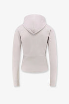 Balenciaga Women's Cotton Hooded Sweatshirt White, view 4