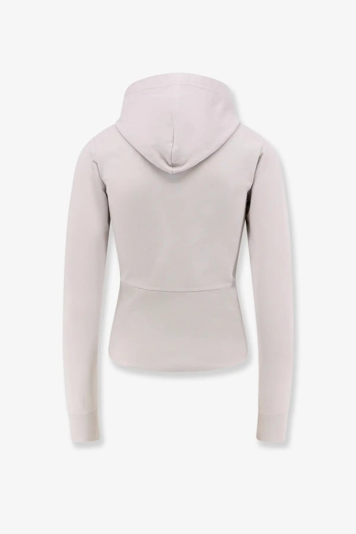Balenciaga Women's Cotton Hooded Sweatshirt White, view 4