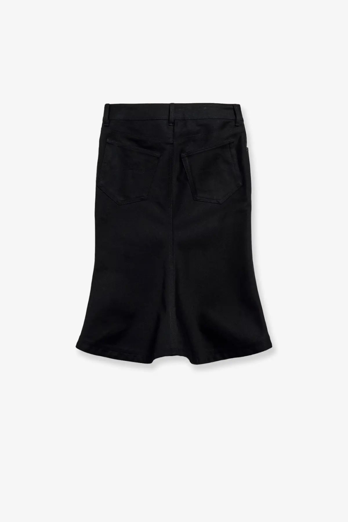 Balenciaga Women's Cotton Midi Skirt Black, view 4