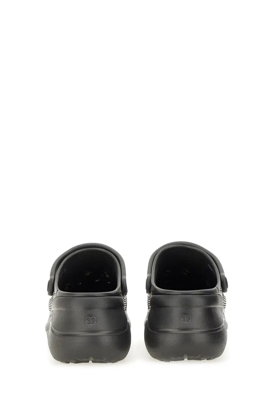 Balenciaga Women's Crocs Jibbitz Sabot Black, view 3