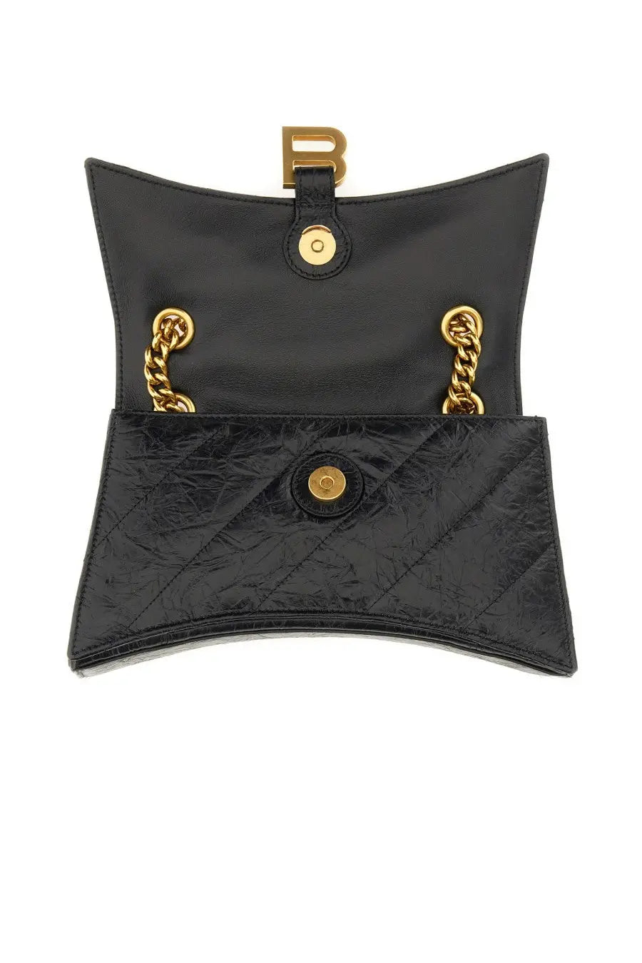 Balenciaga Women's Crush Small Bag Black, view 4