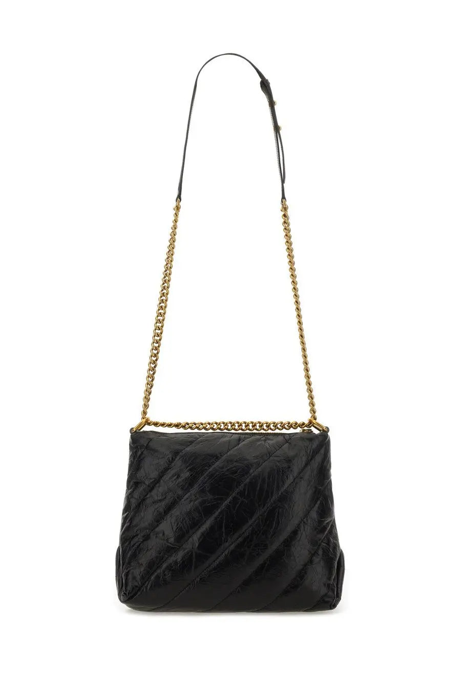 Balenciaga Women's Crush Zipped Hobo Bag Black, view 3