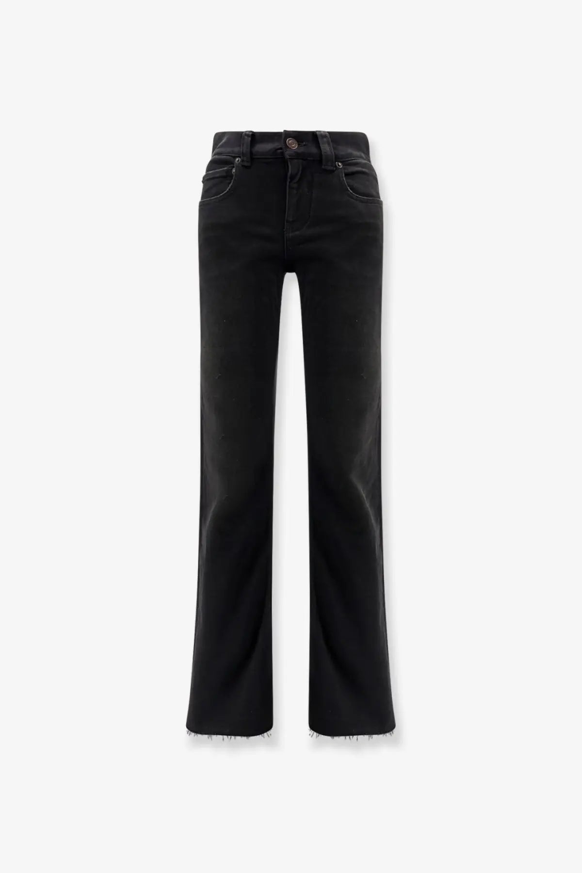 Balenciaga Women's Denim Trousers Black