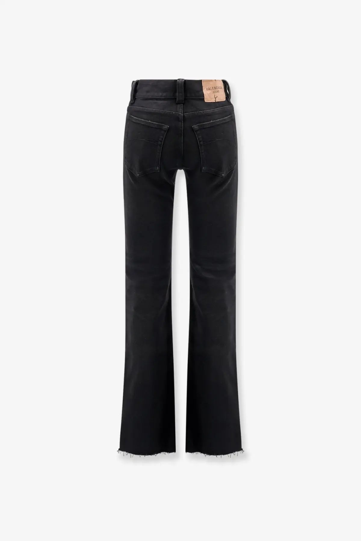 Balenciaga Women's Denim Trousers Black, view 4