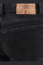 Balenciaga Women's Denim Trousers Black, view 5