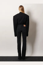 Balenciaga Women's Denim Trousers Black, view 3
