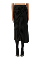 Balenciaga Women's Draped Skirt Black