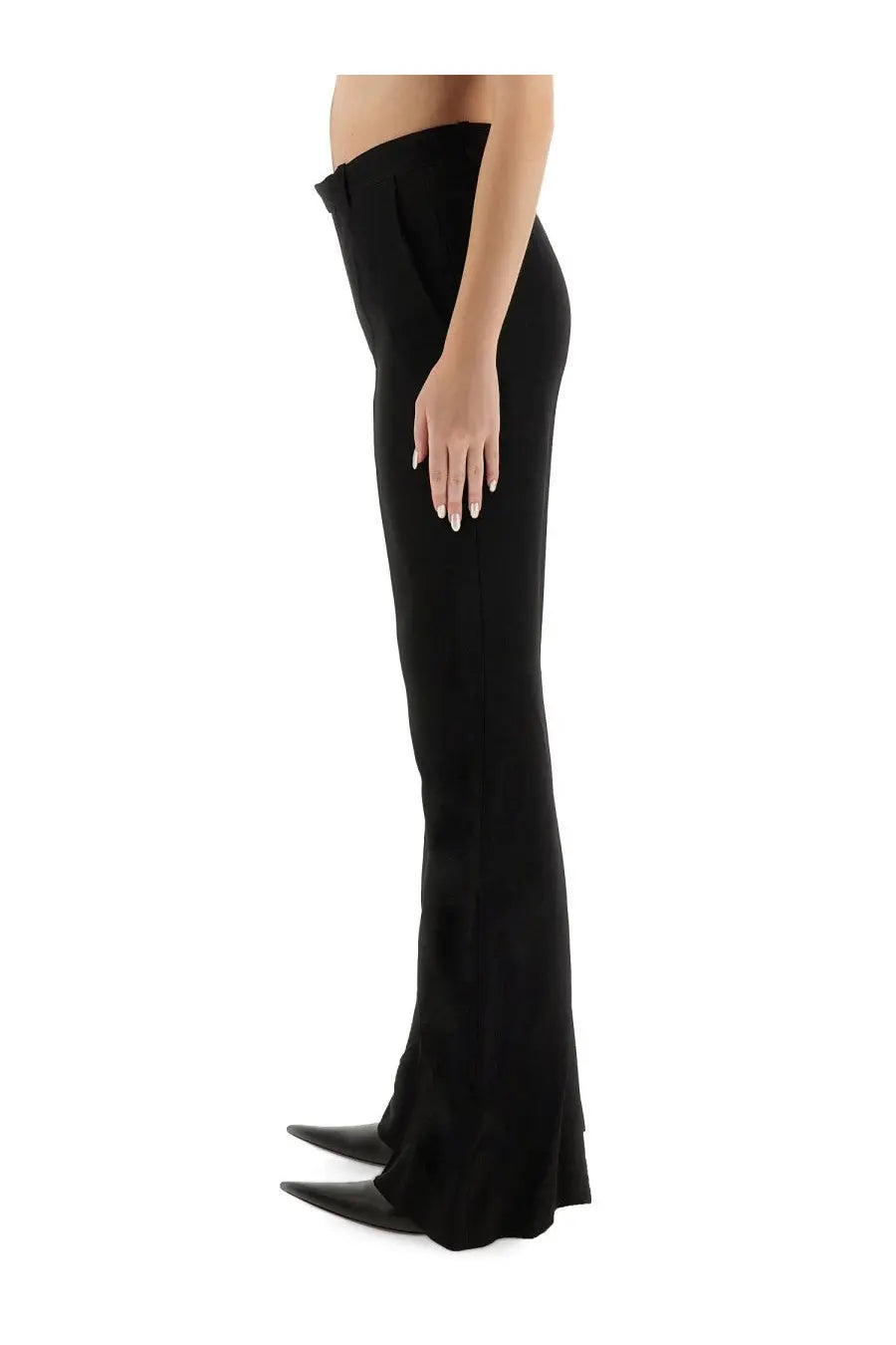 Balenciaga Women's Flared Pants Black, view 4