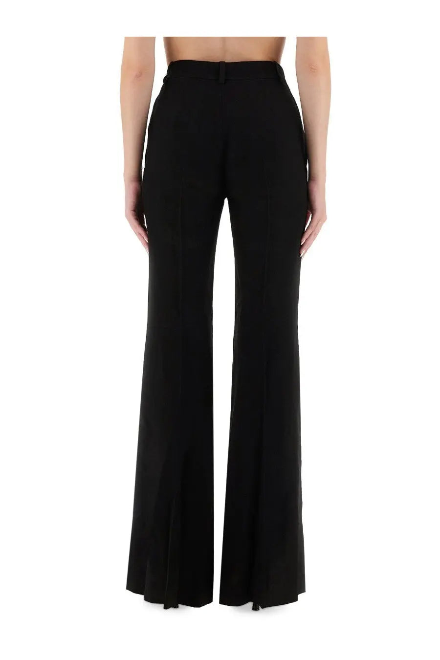 Balenciaga Women's Flared Pants Black, view 3