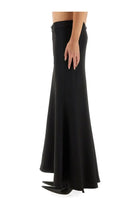 Balenciaga Women's Godet Maxi Skirt Black, view 3