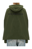 Balenciaga Women's Hooded Jacket Brown, view 3