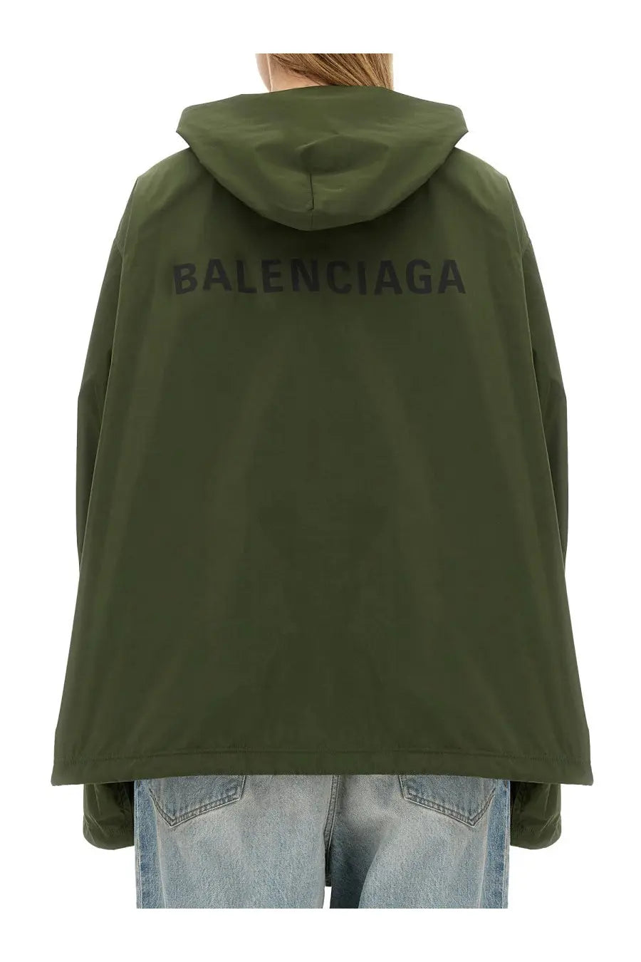 Balenciaga Women's Hooded Jacket Brown, view 3