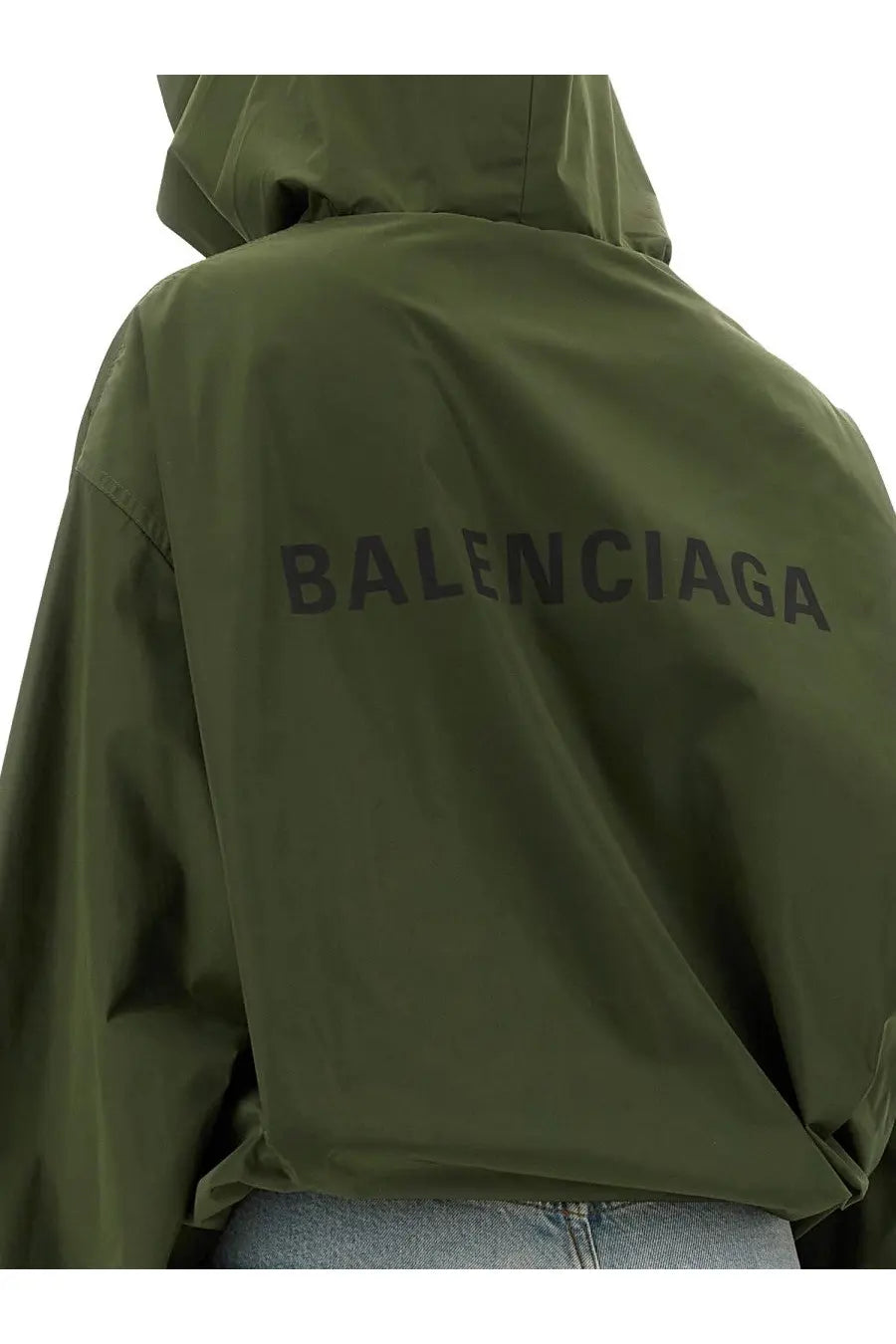 Balenciaga Women's Hooded Jacket Brown, view 4