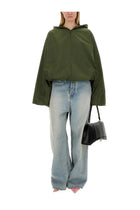 Balenciaga Women's Hooded Jacket Brown, view 2