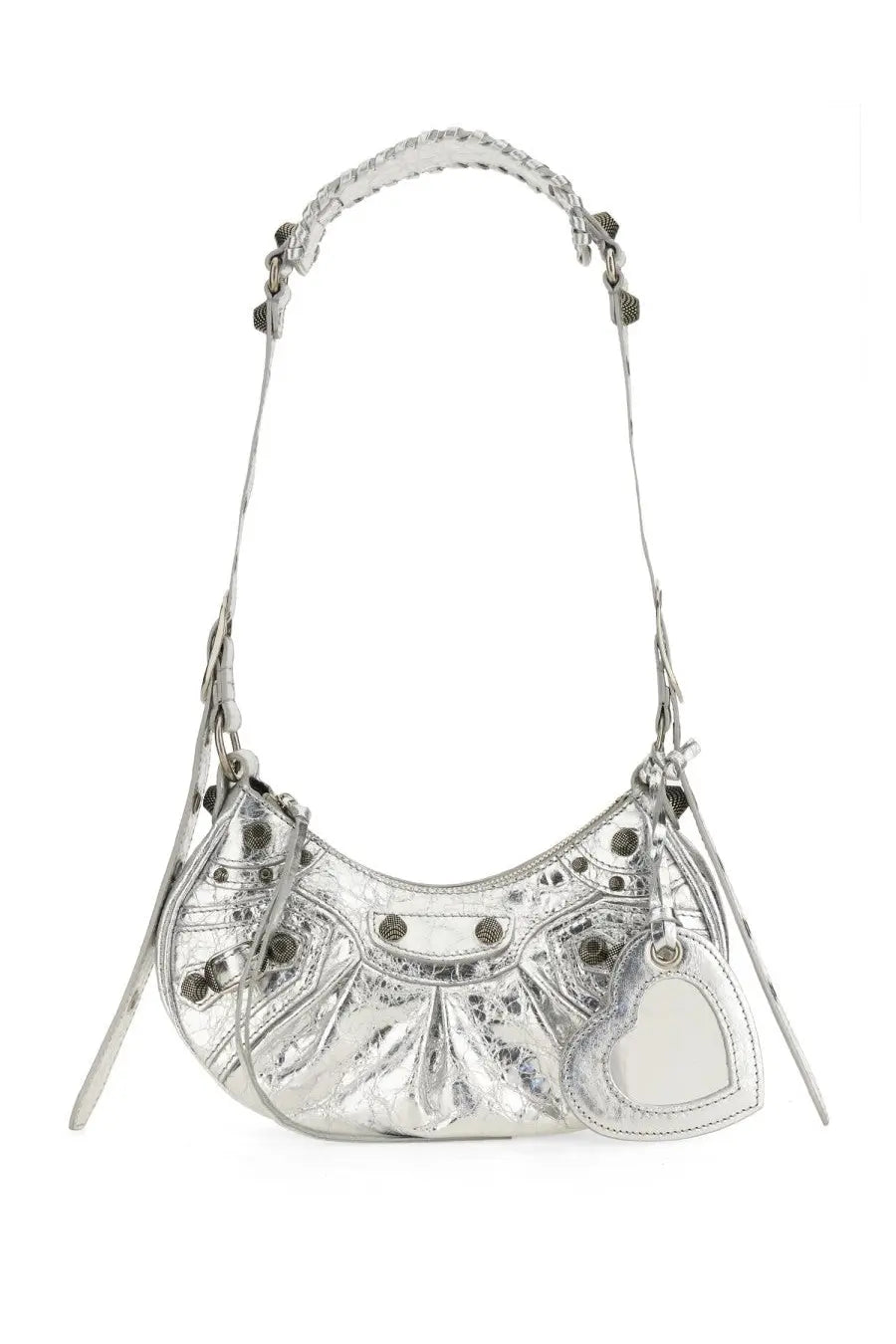 Balenciaga Women's LE Cagole XS Shoulder Bag Silver