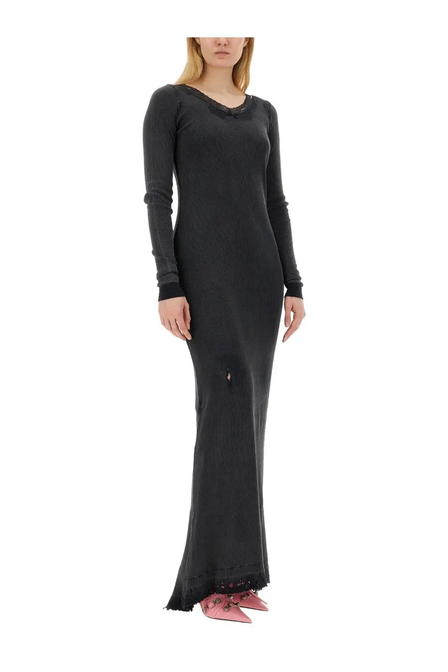 Balenciaga Women's Long Dress Black, view 2