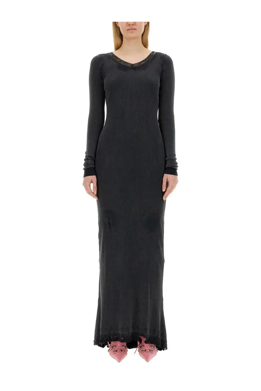 Balenciaga Women's Long Dress Black