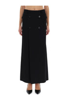 Balenciaga Women's Long Sartorial Skirt Black