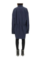 Balenciaga Women's Mini Shirt Style Dress Blue, view 3