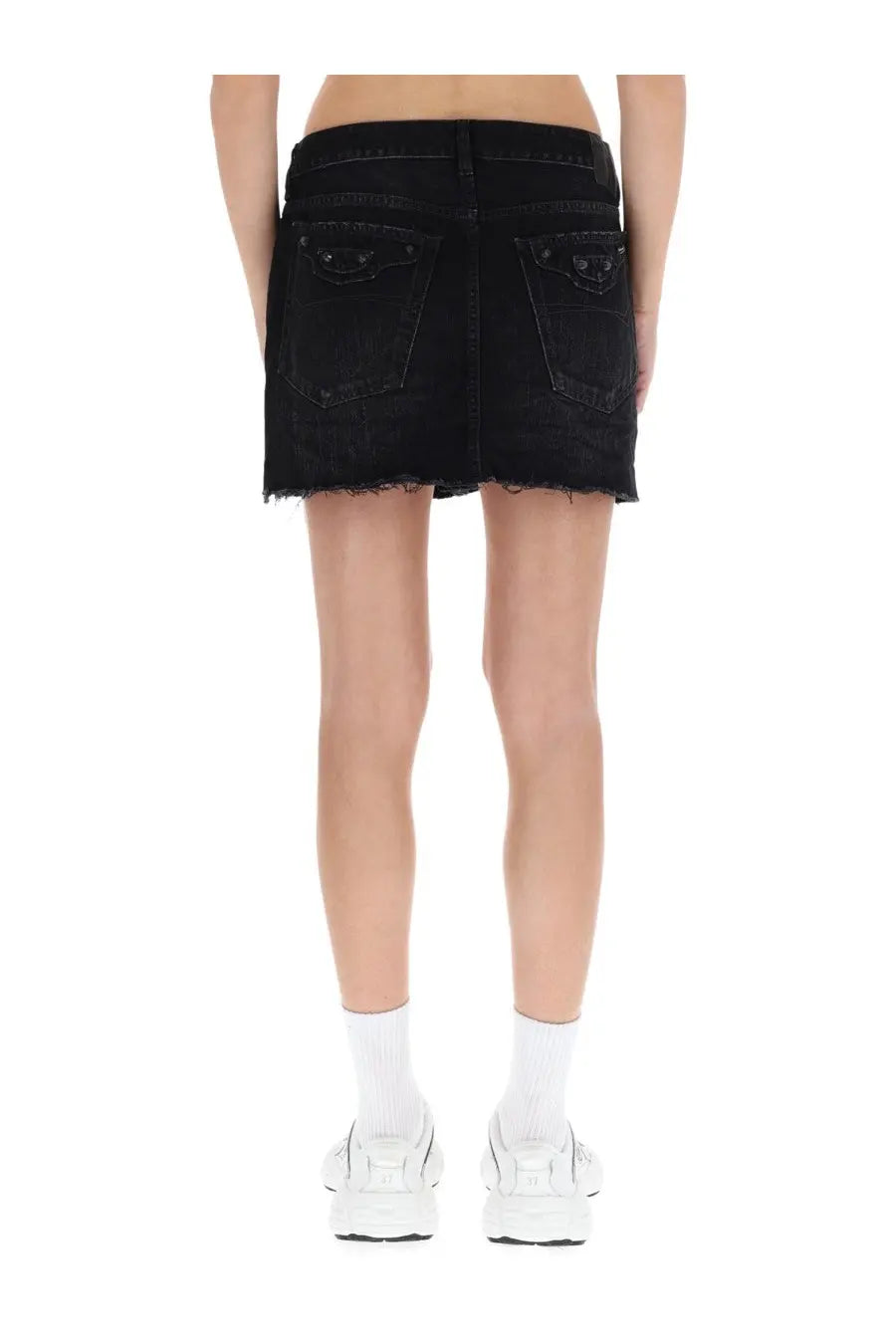 Balenciaga Women's Miniskirt City Black, view 4