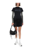 Balenciaga Women's Miniskirt City Black, view 2