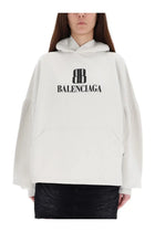 Balenciaga Women's Nano BB Sweatshirt White