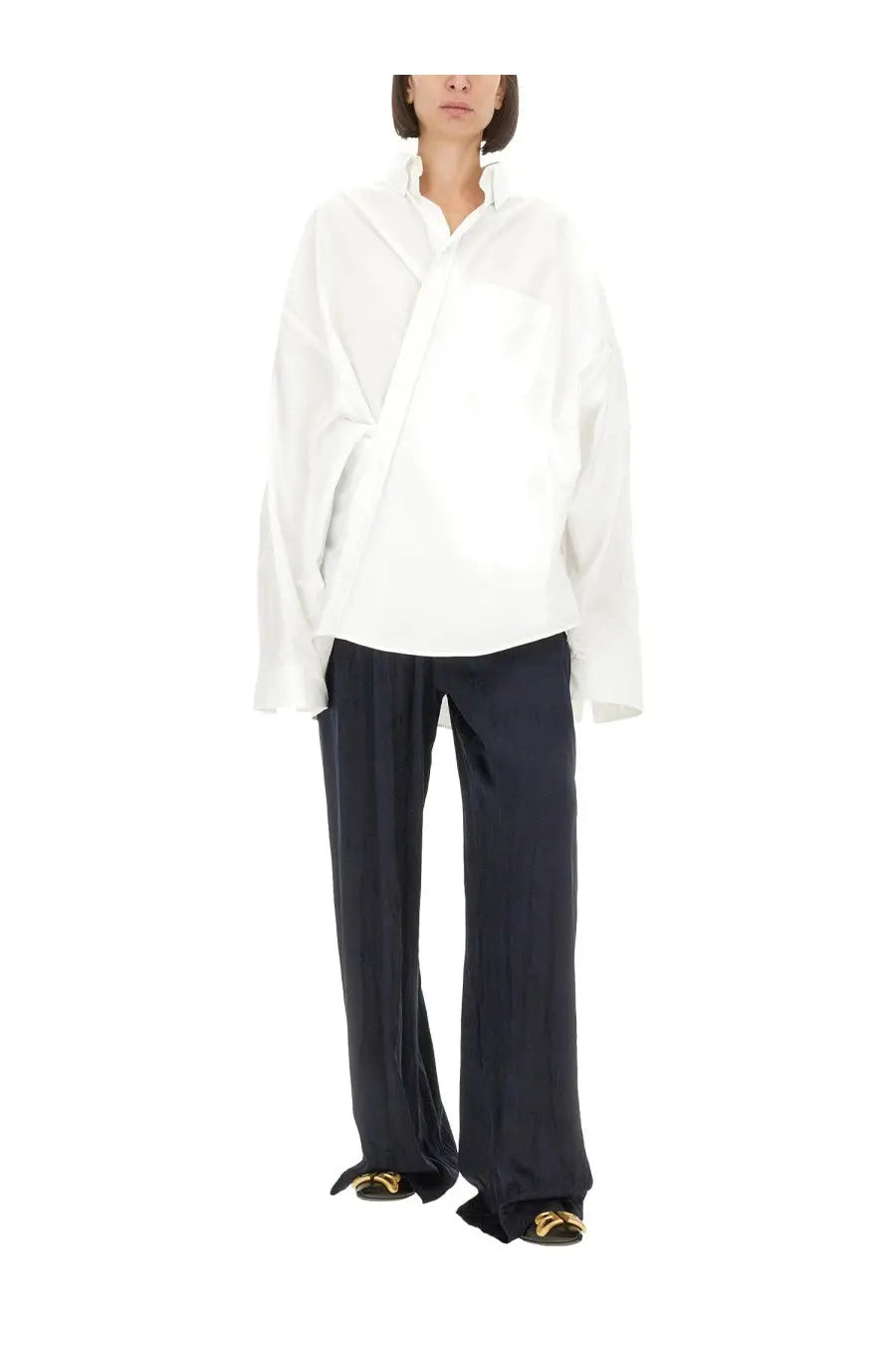 Balenciaga Women's Pants Pyjama Blue, view 2