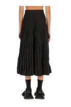 Balenciaga Women's Pleated Skirt Brown, view 3