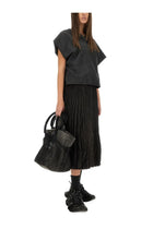 Balenciaga Women's Pleated Skirt Brown, view 2