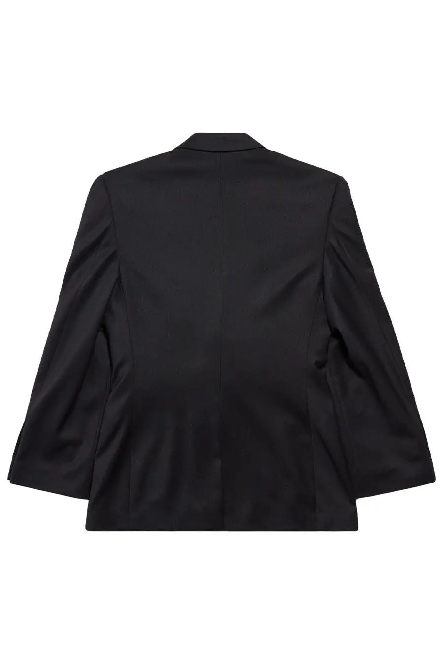 Balenciaga women’s sartorial jacket in standard black with sleek tailored fit and subtle sheen