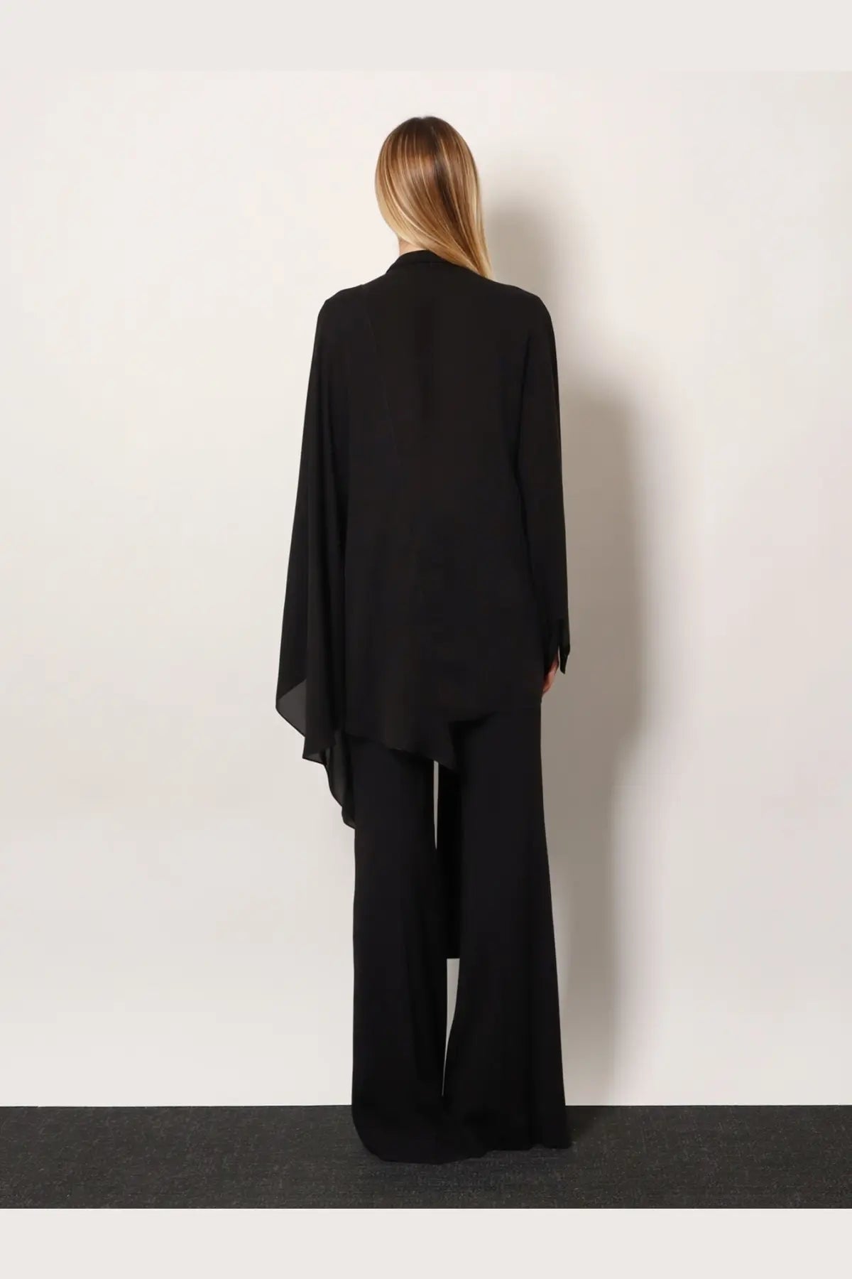 Balenciaga Women's Silk Shirt Black, view 3