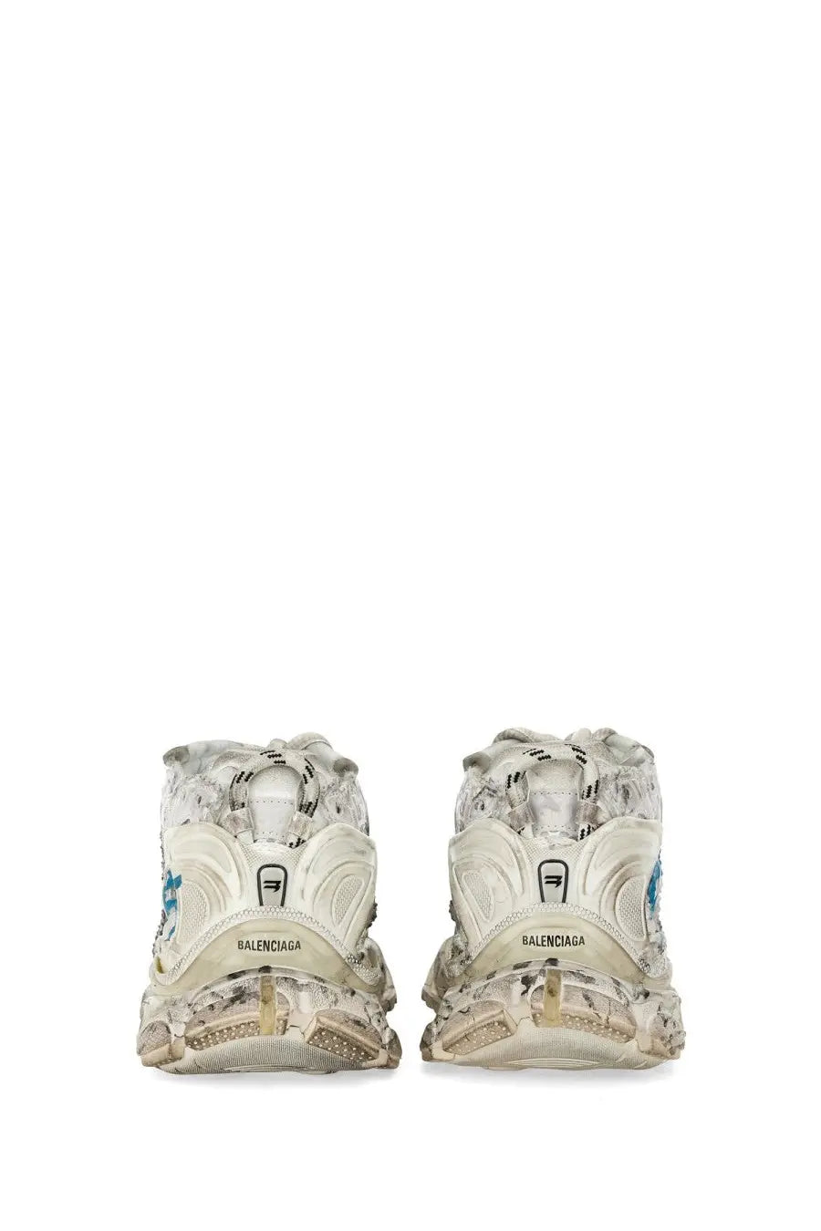 Balenciaga Women's Sneaker Runner White, view 4