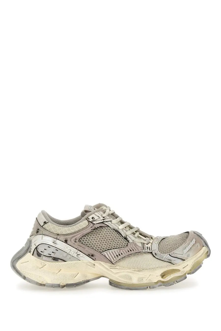 Balenciaga Women's Stapler Sneaker Beige