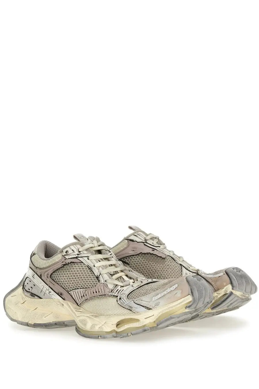 Balenciaga Women's Stapler Sneaker Beige, view 2