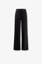 Balenciaga Women's Stretch Wool Trousers Black