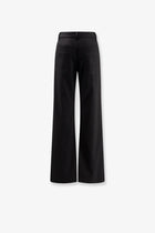 Balenciaga Women's Stretch Wool Trousers Black, view 4