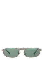 Balenciaga Women's Tag Rectangle Sunglasses Grey