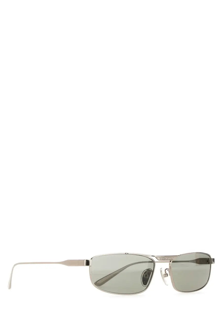 Balenciaga Women's Tag Rectangle Sunglasses Grey, view 2