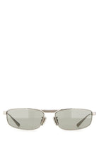 Balenciaga Women's Tag Rectangle Sunglasses Grey