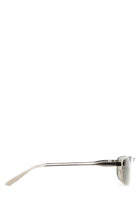 Balenciaga Women's Tag Rectangle Sunglasses Grey, view 3