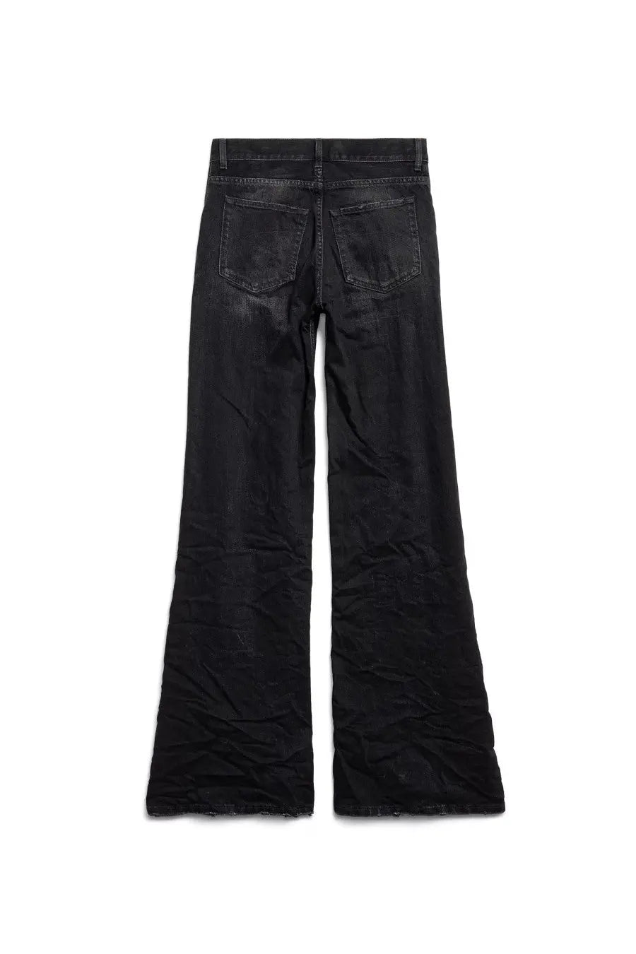 Balenciaga Women's Wide Leg Pants Black, view 4