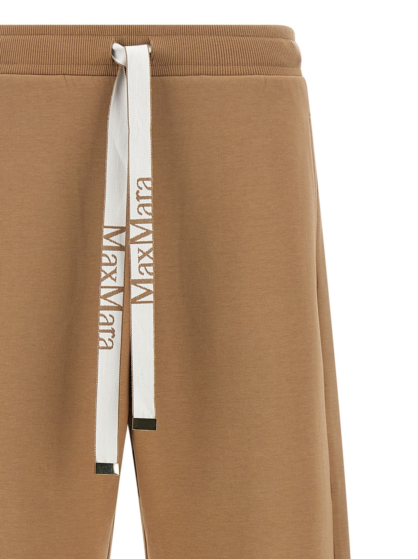 S MAX MARA Bali Drawstring Pants Beige