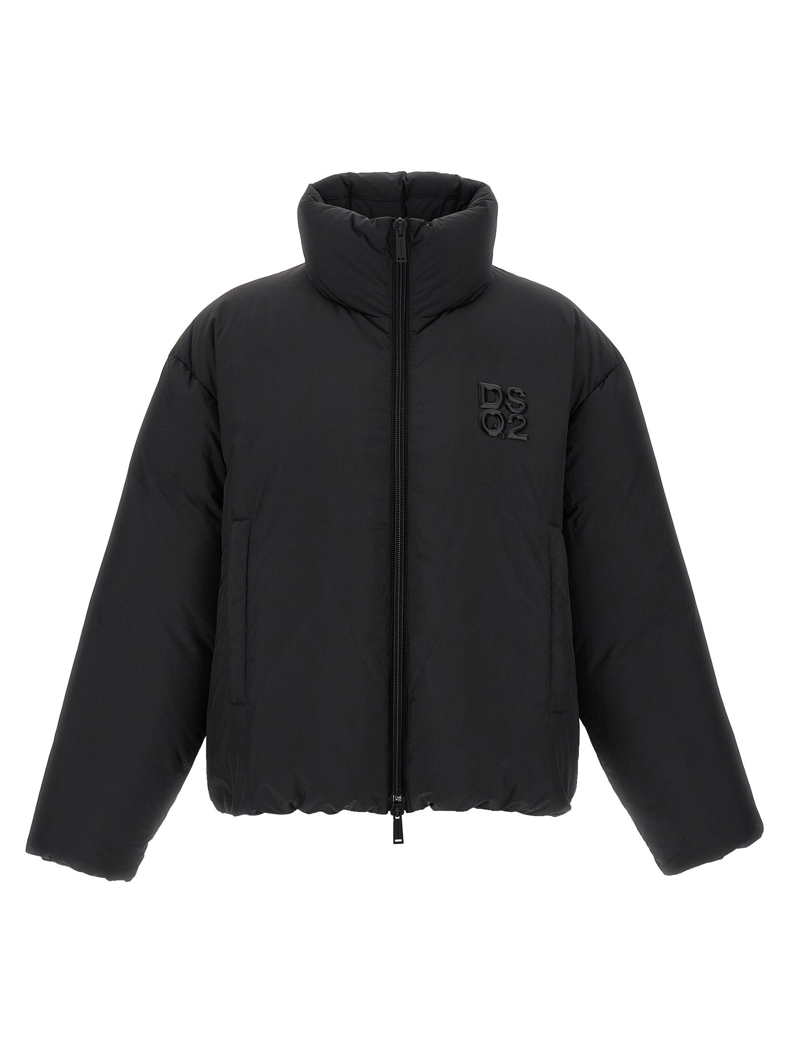 Dsquared2 Ball Nylon Puffer Down Jacket Black
