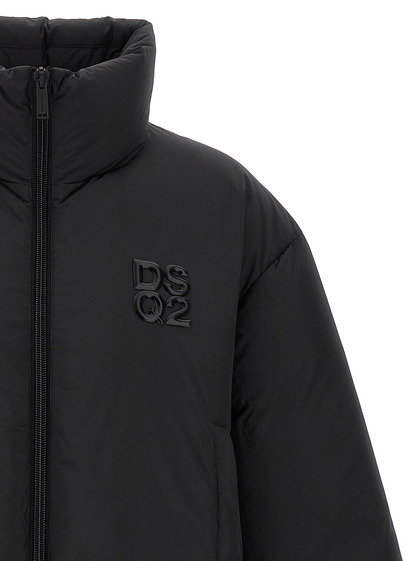 Dsquared2 Ball Nylon Puffer Down Jacket Black